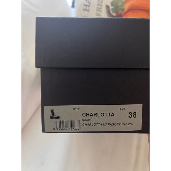 Paloma Barcelò Charlotta ankle boots in nappa leather Salvia 38 - Picture 7 of 9